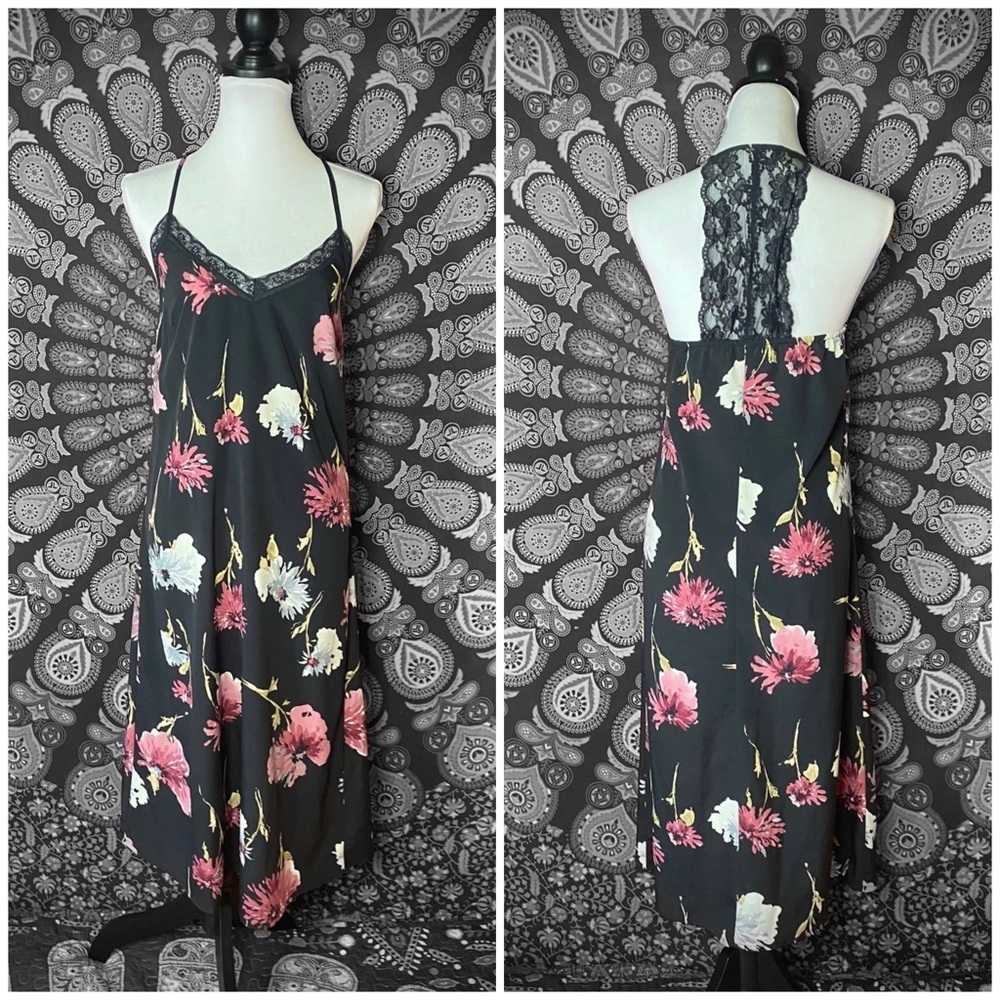 floral slip dress